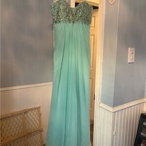 Dave & Johnny Light Blue Dress